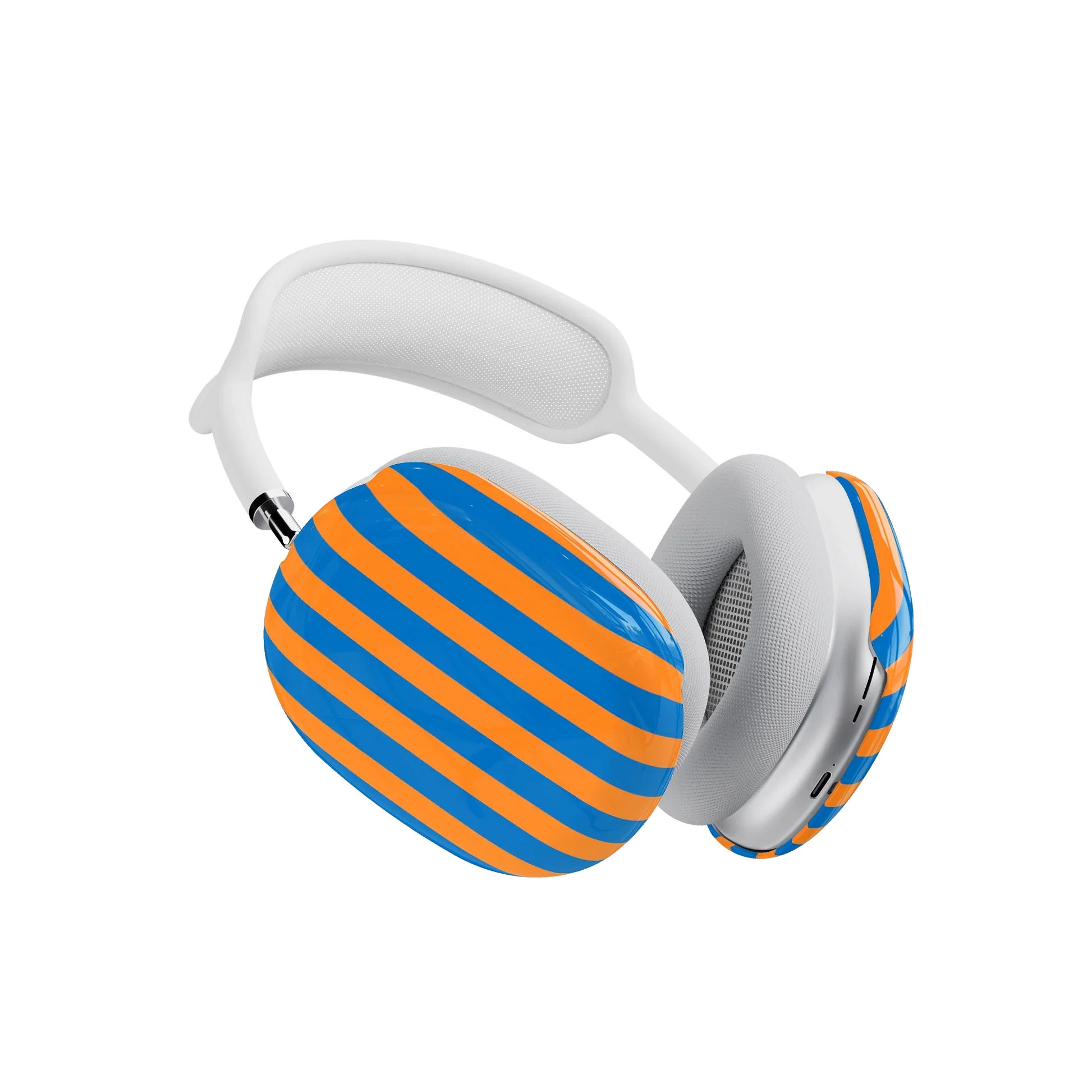 Go New York | Blue & Orange Stripes AirPods Max Case