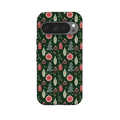 Tinsel Town | Christmas Ornament Case Phone Case Casetry Essential + MagSafe® Google Pixel 10 Pro