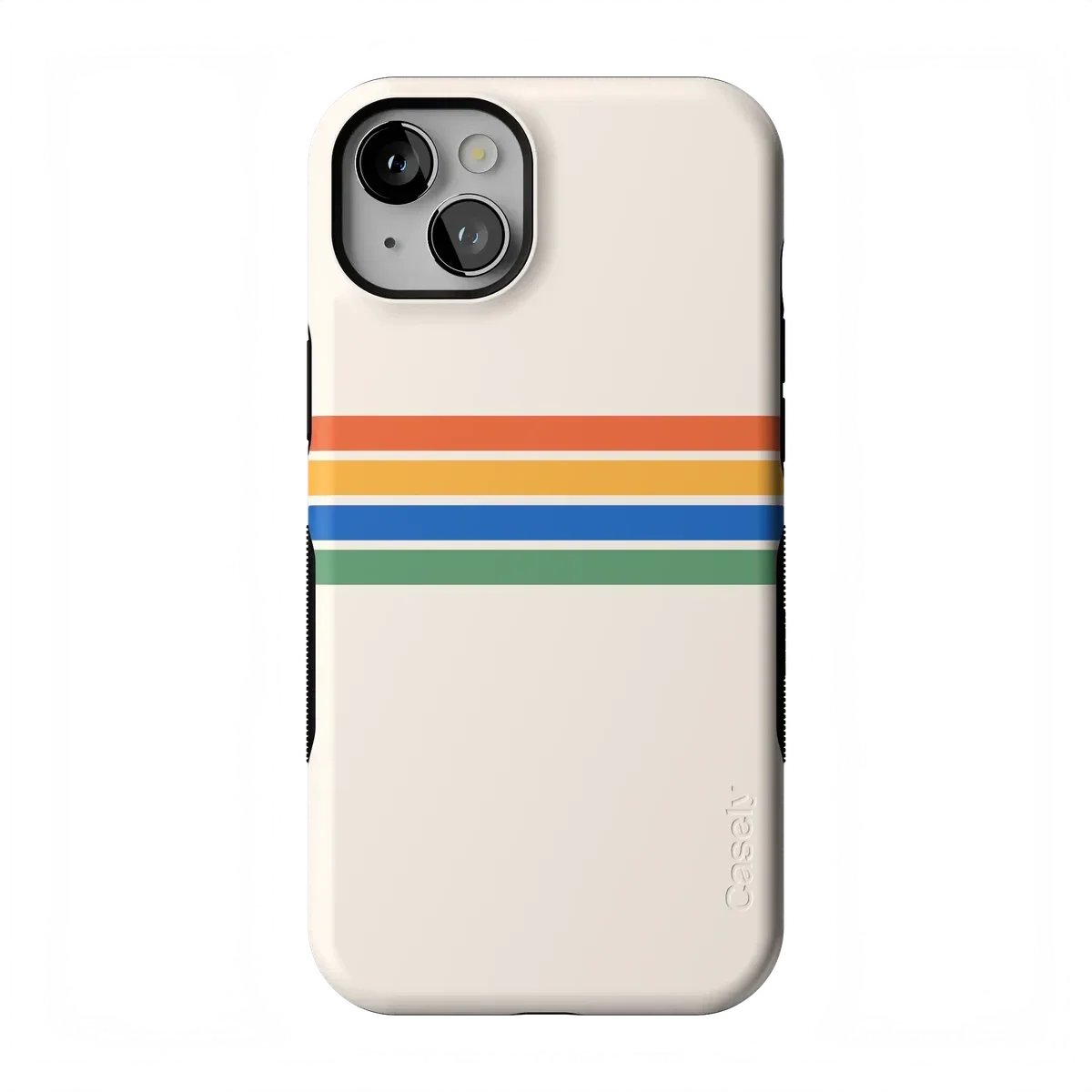 Totally Groovy | Rainbow Stripes Color Block Case iPhone Case get.casely Bold Flex + MagSafe® iPhone 13 Mini