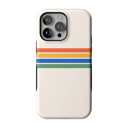 Totally Groovy | Rainbow Stripes Color Block Case iPhone Case get.casely
