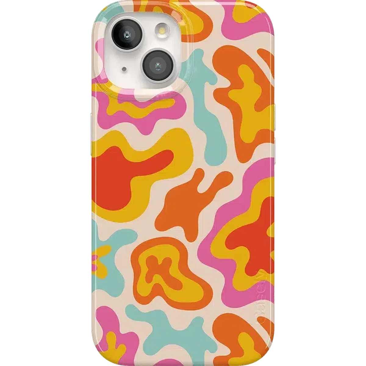 Tropical Color Splash | Abstract Retro Case iPhone Case get.casely Classic + MagSafe® iPhone 15