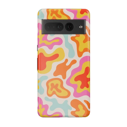 Tropical Color Splash | Abstract Retro Google Pixel Case Google Pixel Case Casetry Essential Google Pixel 7 Pro