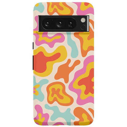 Tropical Color Splash | Abstract Retro Google Pixel Case Google Pixel Case Casetry Essential Google Pixel 8 Pro