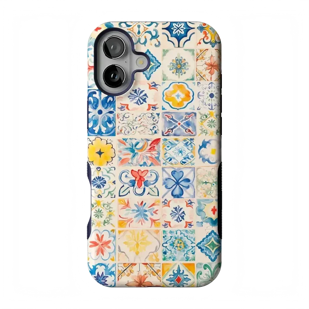 Tuscan Tiles | Dolce Vita Case iPhone Case get.casely Bold + MagSafe® iPhone 17
