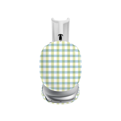Pastel Picnic | Blue & Green Gingham AirPods Max Case
