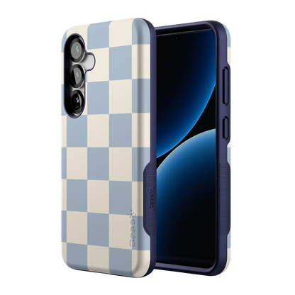 Fit Check | Light Blue Checkerboard Case