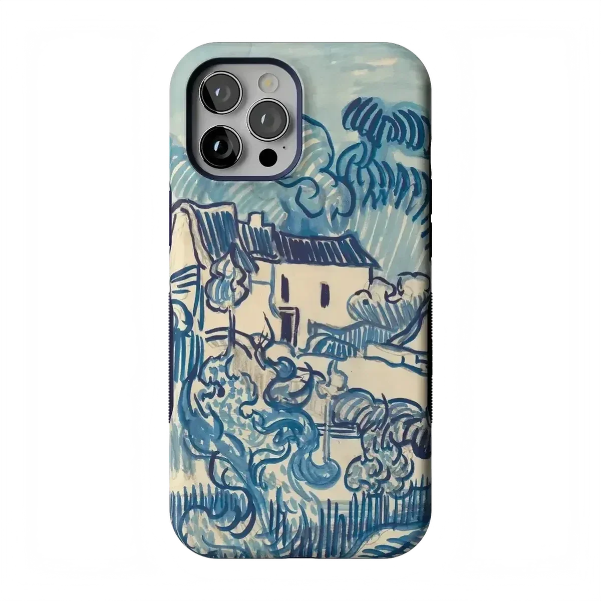 Van Gogh | Landscape With Houses Phone Case iPhone Case Van Gogh Museum Bold Flex + MagSafe® iPhone 12 Pro