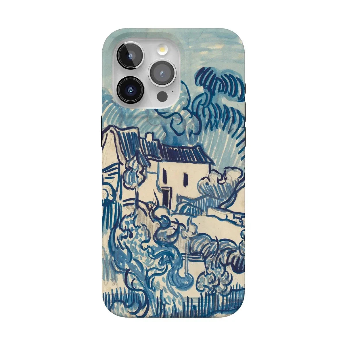 Van Gogh | Landscape With Houses Phone Case iPhone Case Van Gogh Museum Classic + MagSafe® iPhone 15 Pro Max