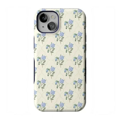 Vintage Garden | Blue Hydrangea Case iPhone Case get.casely Bold Flex + MagSafe® iPhone 15 Plus