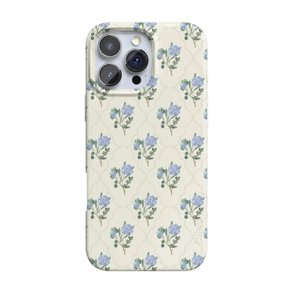 Vintage Garden | Blue Hydrangea Case iPhone Case get.casely Classic + MagSafe® iPhone 16 Pro Max
