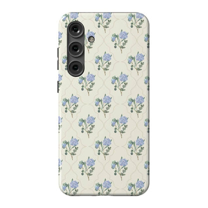 Vintage Garden | Blue Hydrangea Case iPhone Case get.casely Essential Galaxy S24 Plus