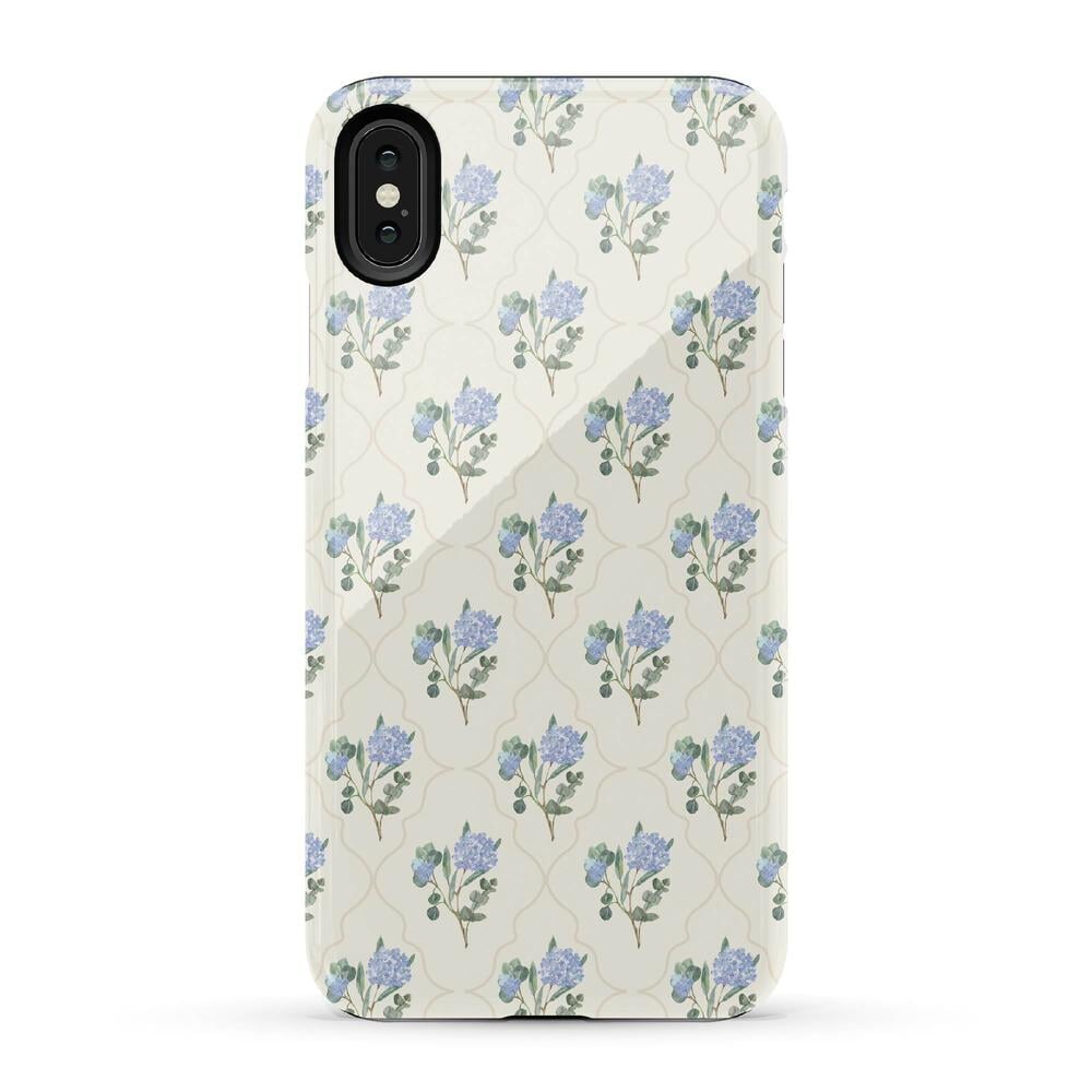 Vintage Garden | Blue Hydrangea Case iPhone Case get.casely Essential iPhone XS Max