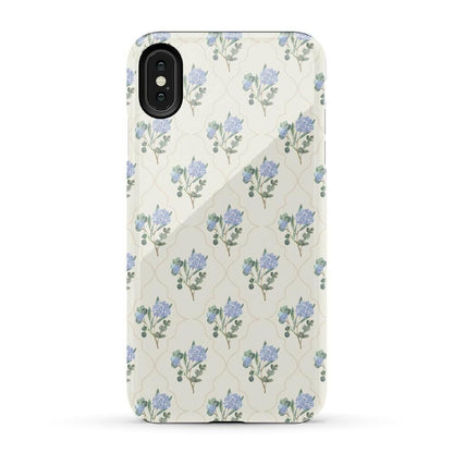 Vintage Garden | Blue Hydrangea Case iPhone Case get.casely Essential iPhone XS Max