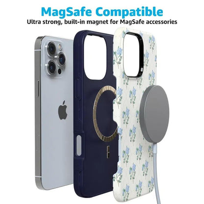 Vintage Garden | Blue Hydrangea Case iPhone Case get.casely