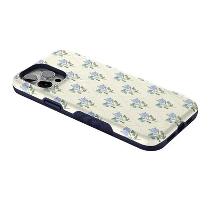 Vintage Garden | Blue Hydrangea Case iPhone Case get.casely