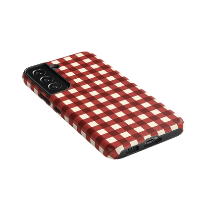 Checked Twice | Red Plaid Case