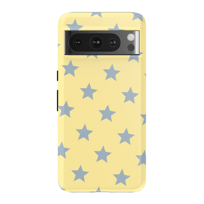 Shine Bright | Butter Yellow Stars Case - Google Pixel 8 Pro