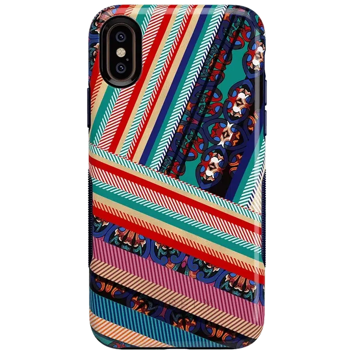 Wearing Layers | Layered Patchwork iPhone Case iPhone Case get.casely Bold iPhone XS Max