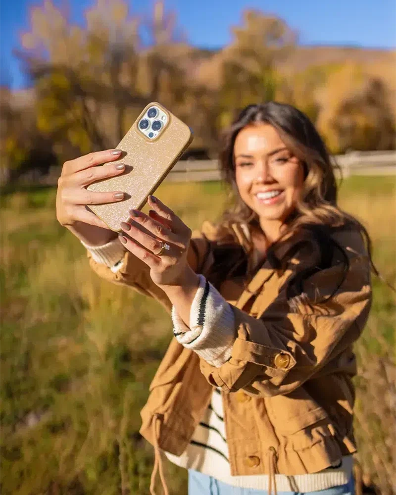 White Oak | Taupe Enchanted Shimmer Case iPhone Case get.casely