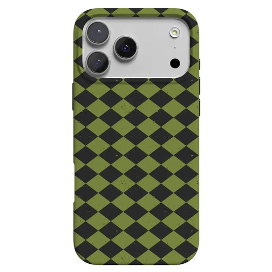 Wicked Hex | Green Checkered Case Phone Case get.casely Classic + MagSafe® iPhone 17 Pro Max