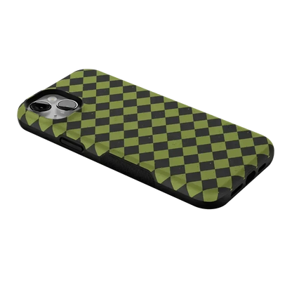 Wicked Hex | Green Checkered Case Phone Case get.casely