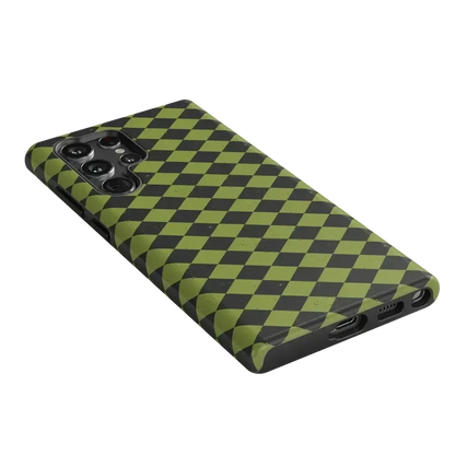 Wicked Hex | Green Checkered Case Phone Case get.casely