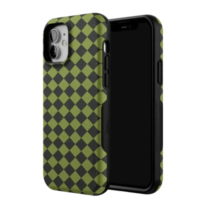 Wicked Hex | Green Checkered Case Phone Case get.casely