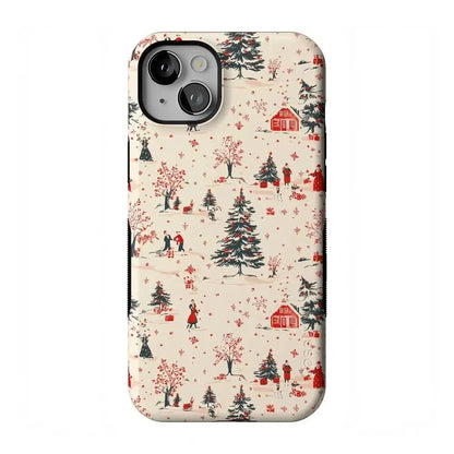 Winter Nostalgia | Vintage Holiday Case Phone Case Casetry