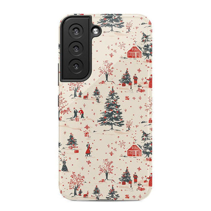 Winter Nostalgia | Vintage Holiday Case Phone Case Casetry Essential Galaxy S22