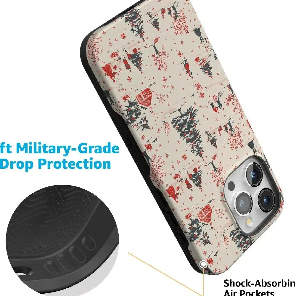 Winter Nostalgia | Vintage Holiday Case Phone Case Casetry