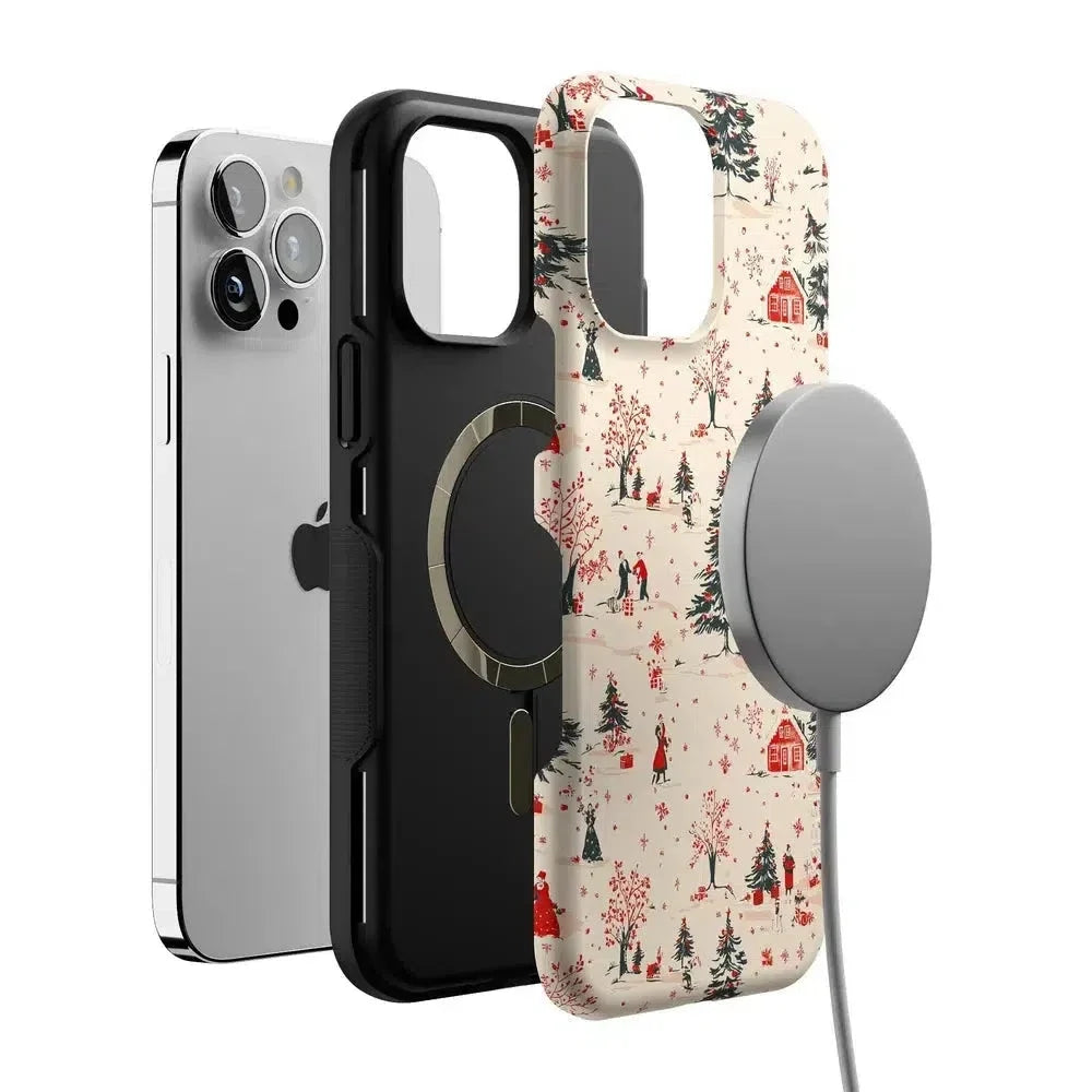 Winter Nostalgia | Vintage Holiday Case Phone Case Casetry