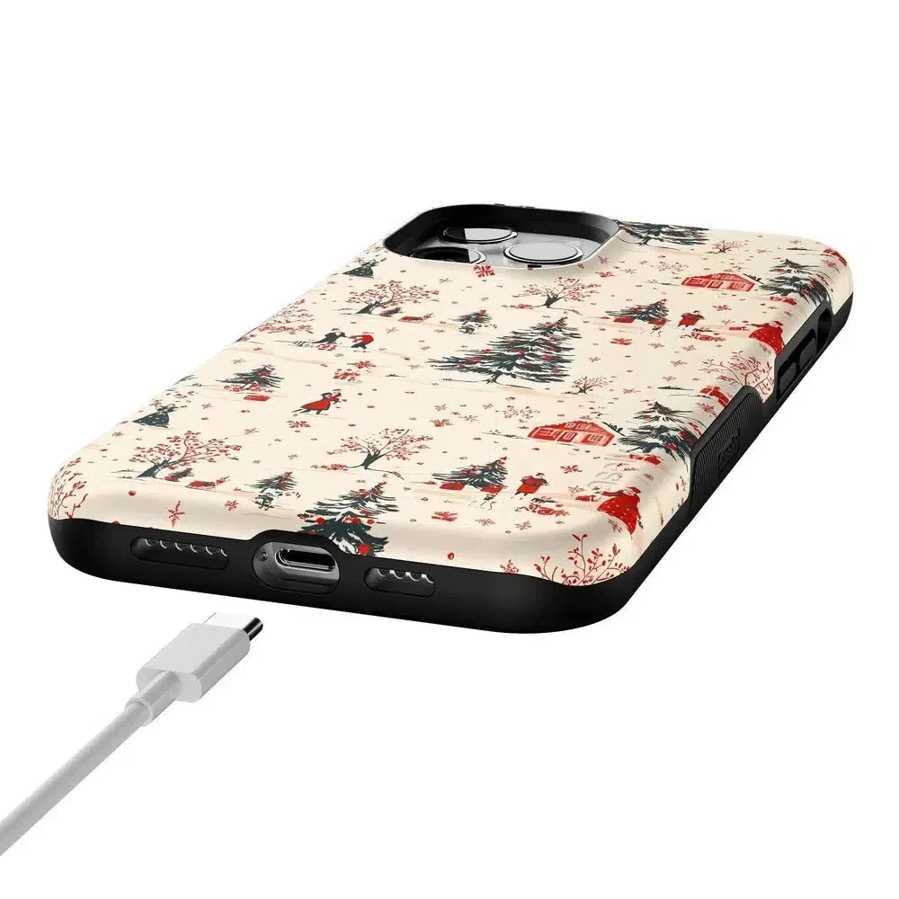 Winter Nostalgia | Vintage Holiday Case Phone Case Casetry