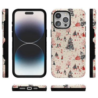 Winter Nostalgia | Vintage Holiday Case Phone Case Casetry