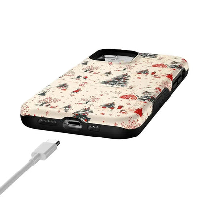 Winter Nostalgia | Vintage Holiday Case Phone Case Casetry