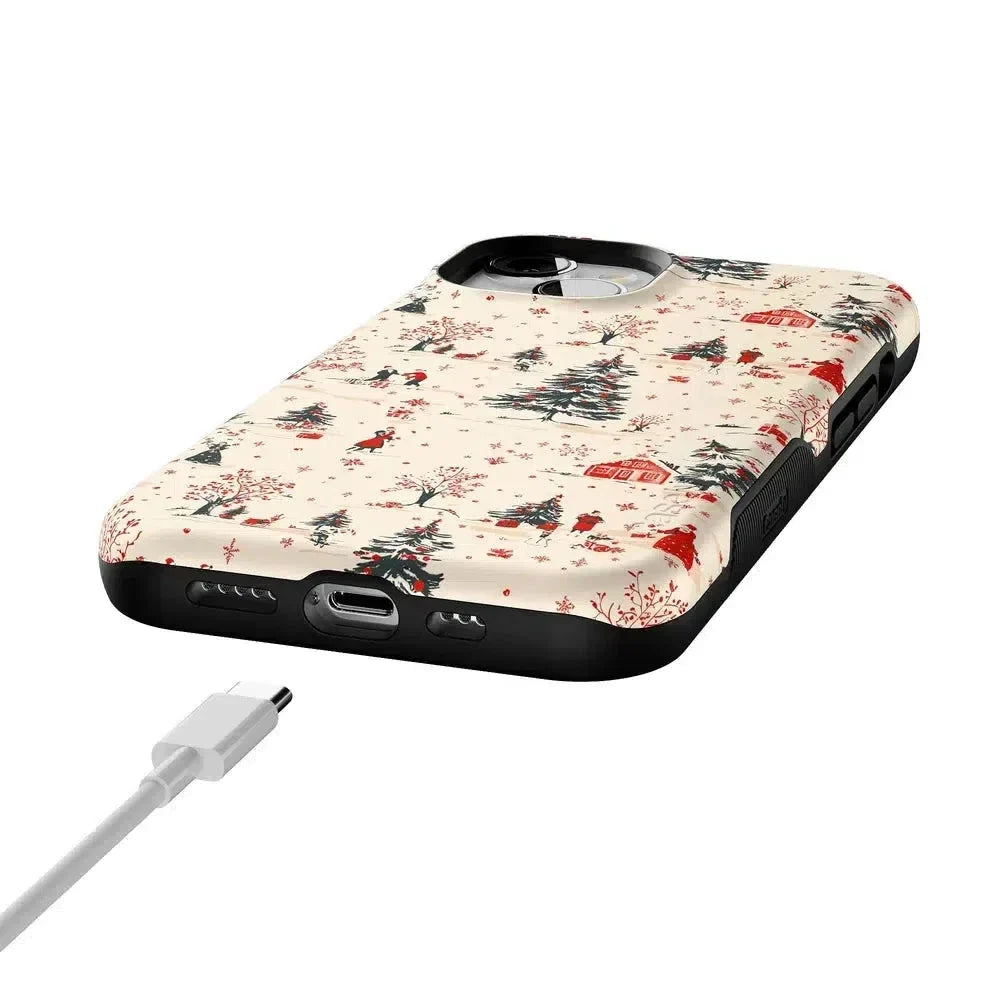 Winter Nostalgia | Vintage Holiday Case Phone Case Casetry