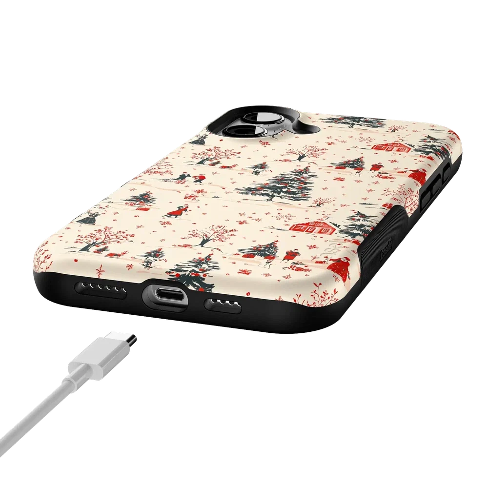 Winter Nostalgia | Vintage Holiday Case Phone Case Casetry