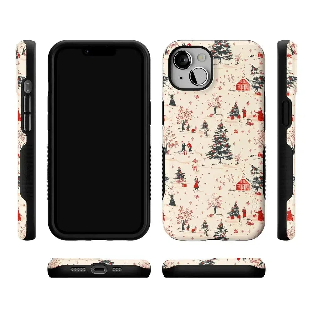 Winter Nostalgia | Vintage Holiday Case Phone Case Casetry