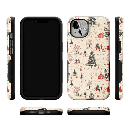 Winter Nostalgia | Vintage Holiday Case Phone Case Casetry