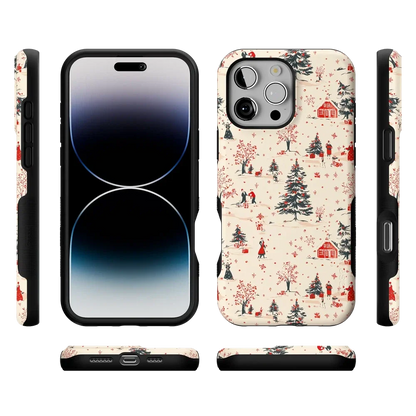 Winter Nostalgia | Vintage Holiday Case Phone Case Casetry