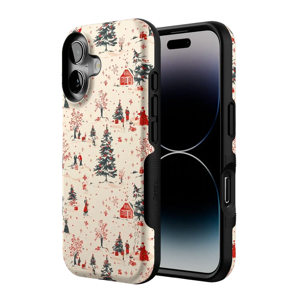 Winter Nostalgia | Vintage Holiday Case Phone Case Casetry