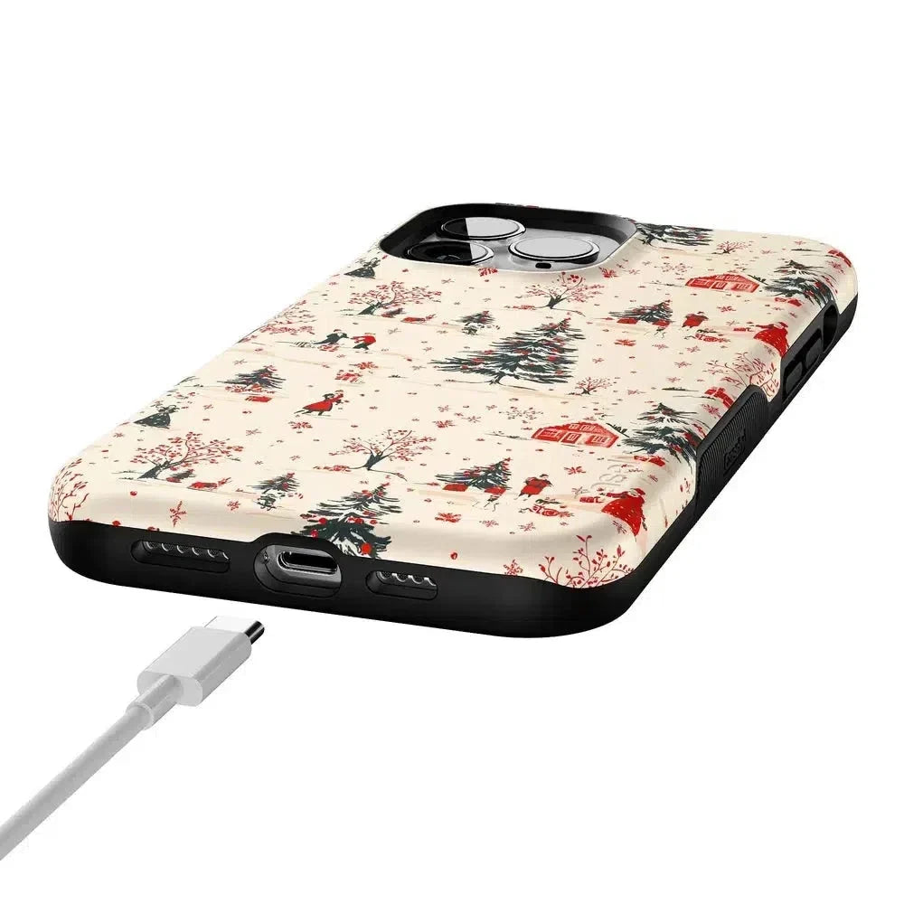 Winter Nostalgia | Vintage Holiday Case Phone Case Casetry