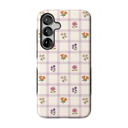 Meadow Check | Floral Gingham Case
