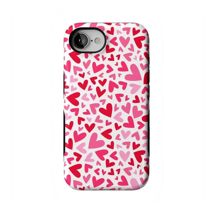 XOXO | Candy Hearts Case iPhone Case get.casely Bold Flex + MagSafe® iPhone 16e