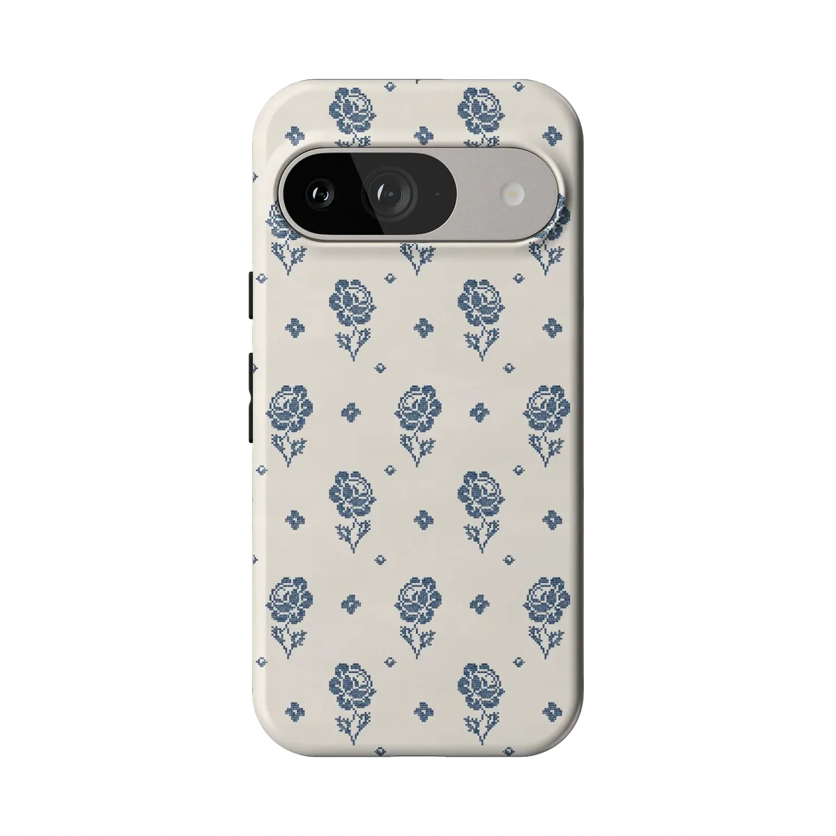 Seaside Stitch | Vintage Roses Case - Google Pixel 9