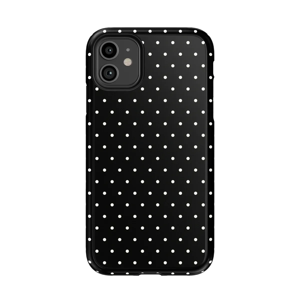 On the Dot | White Polka Dot Case
