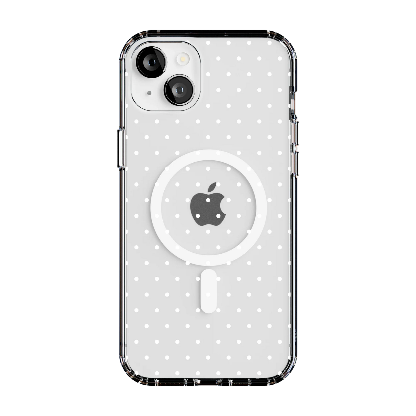 On the Dot | White Polka Dot Case