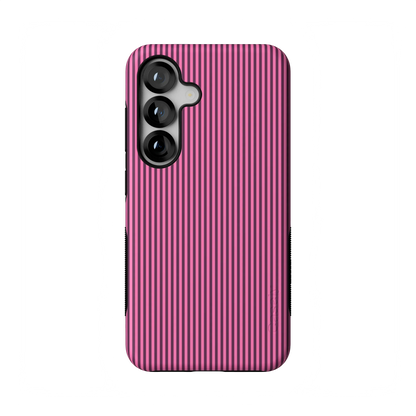Stripes and the City | Pink & Purple Pinstripe Case - Galaxy S25