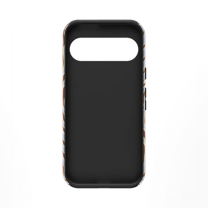Untamed | Brown & Blue Zebra Case